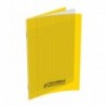Cahier polypro 17X22 PP Jaune 90G 96P Seyès