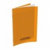 Cahier polypro 17X22 PP Orange 90G 96P Seyès
