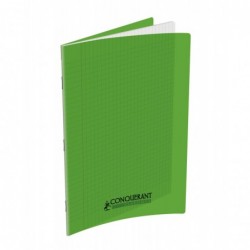 Cahier polypro 21X29.7 PP Vert 90G 96P Seyès