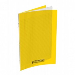 Cahier polypro 24X32 PP Jaune90G 96P Seyès