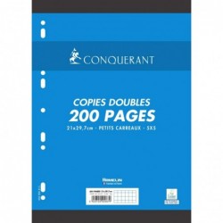Copies doubles perforées CDA4 5X5 PERF