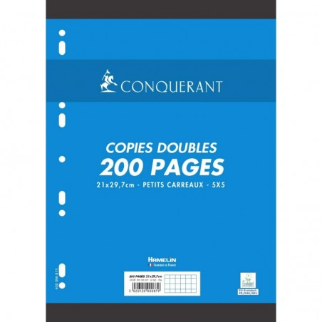 Copies doubles perforées CDA4 5X5 PERF
