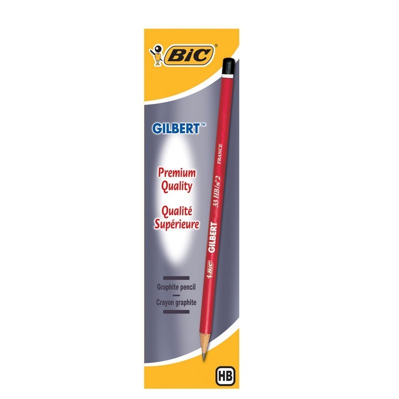 BIC crayon Gilbert rond HB