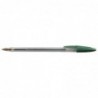 BIC Stylo à bille pointe moyenne encre verte  CRISTAL