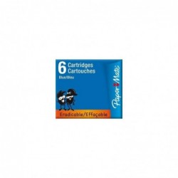 Papermate étui de 6 cartouches courtes standards
