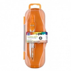 Coffret compas scolaire metal + mines