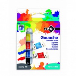 Boite de 5 tubes de gouache de 12ml