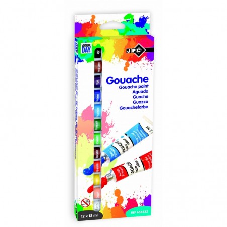 Boite de 12 tubes de gouache de 12ml