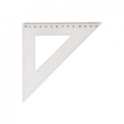 Equerre 60° 13 cm plastique