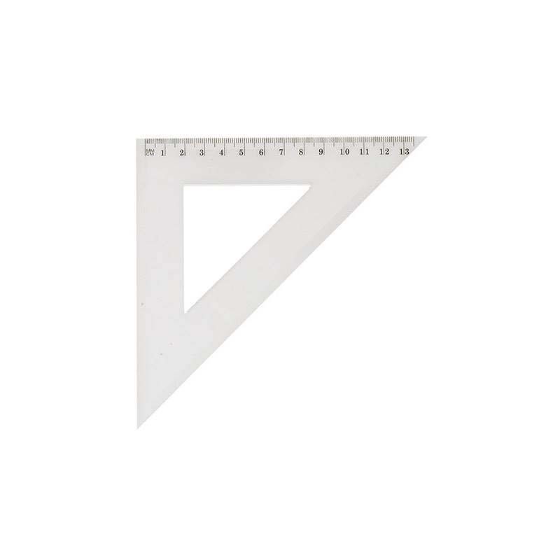 Equerre 60° 13 cm plastique