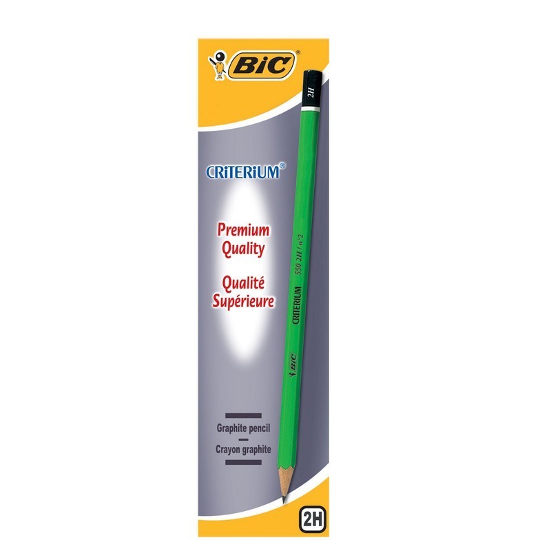 BIC Crayon graphite tête trempée mine 2H CONTE