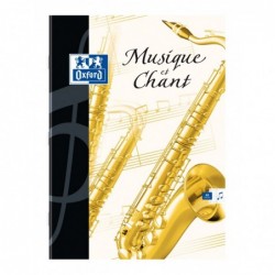 Cahier Musique  21x29.7 48 Pages couverture Carte