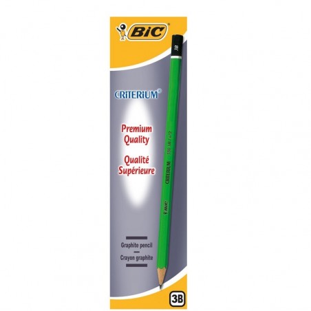 BIC Crayon graphite tête trempée mine 3B CONTE