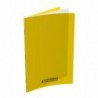 Cahier polypro 24X32 PP Jaune 90G 96P 5x5