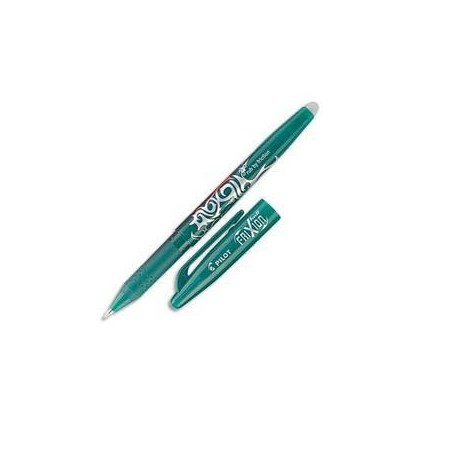 PILOT Stylo à bille encre gel (s'efface à l'aide de la gomme en bout de stylo) FRIXION coloris vert
