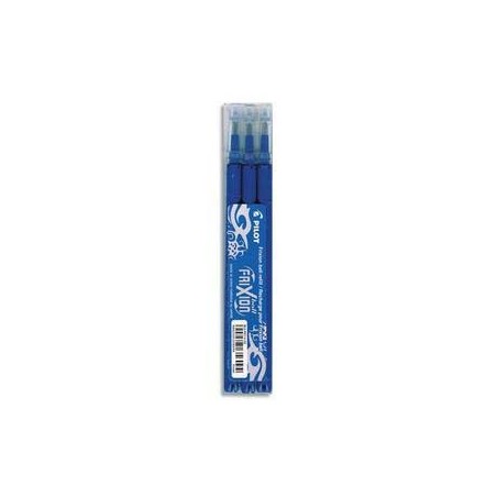 PILOT Pochette de 3 recharges pour roller FriXion Ball pointe moyenne (0