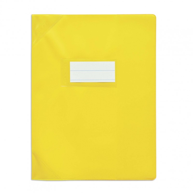 Protège-cahier 17x22cm Jaune