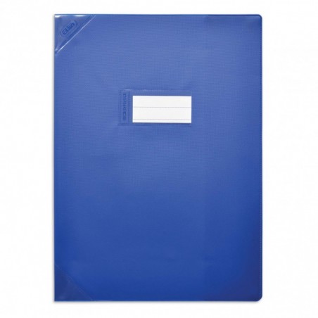 Protège-cahier 24x32cm Bleu