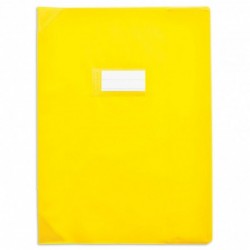 Protège-cahier 24x32cm Jaune