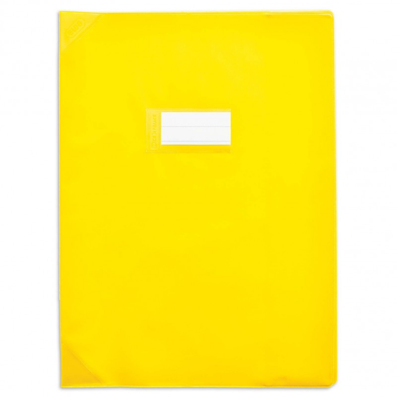 Protège-cahier 24x32cm Jaune