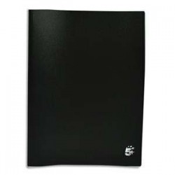 Protège-documents en polypropylène 80 vues noir