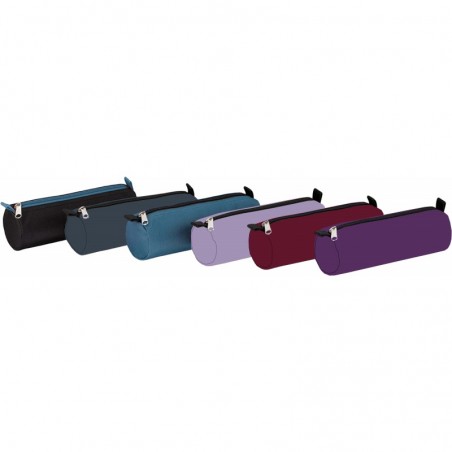 Fourre tout rond -22xD7-ASS bleu marine/bleu ciel//violet/rouge