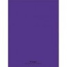 Cahier polypro 24X32 PP Violet 90G 48P Seyès