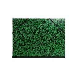 Exacompta  Carton à dessin Annonay avec élastiques 26x33 cm - Pour formats A4 et 24x32 cm Vert