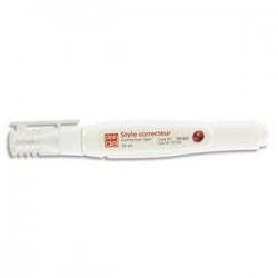 Stylo de correction liquide contenance pointe métal 12ml
