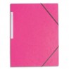 Chemise 3 rabats + elastiques carte 390gr -rose