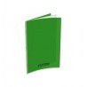 Cahier polypro 21x29,7cm, 48p, grands carreaux, vert