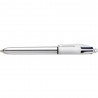 Stylo bille poine moyenne rétractable Bic version Shine corps argent 4 couleurs