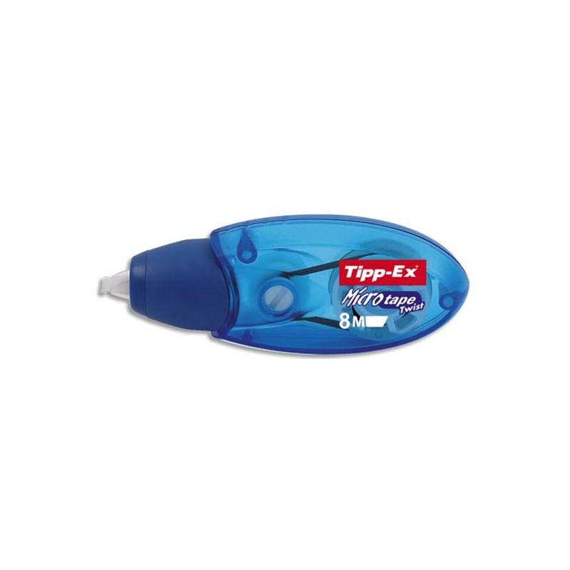 TIPP EX Roller de correction MicroTape Twist 5mmx8 mètres avec capuchon de protection rotatif