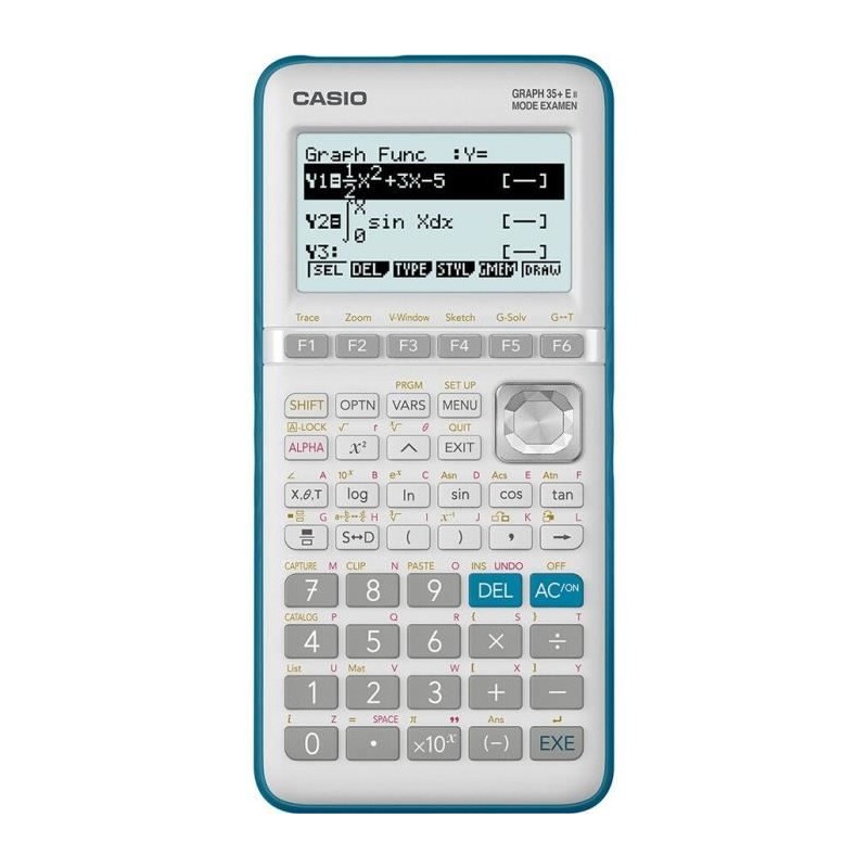 Calculatrice graphique Casio GRAPH 35+E II Menu PYTHON intégré