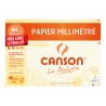 Pochette de 12 feuilles papier millimétré 90g format 21x29,7cm