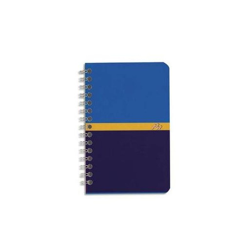 Carnet 14,8x21cm, 180 pages petits carreaux, spirale