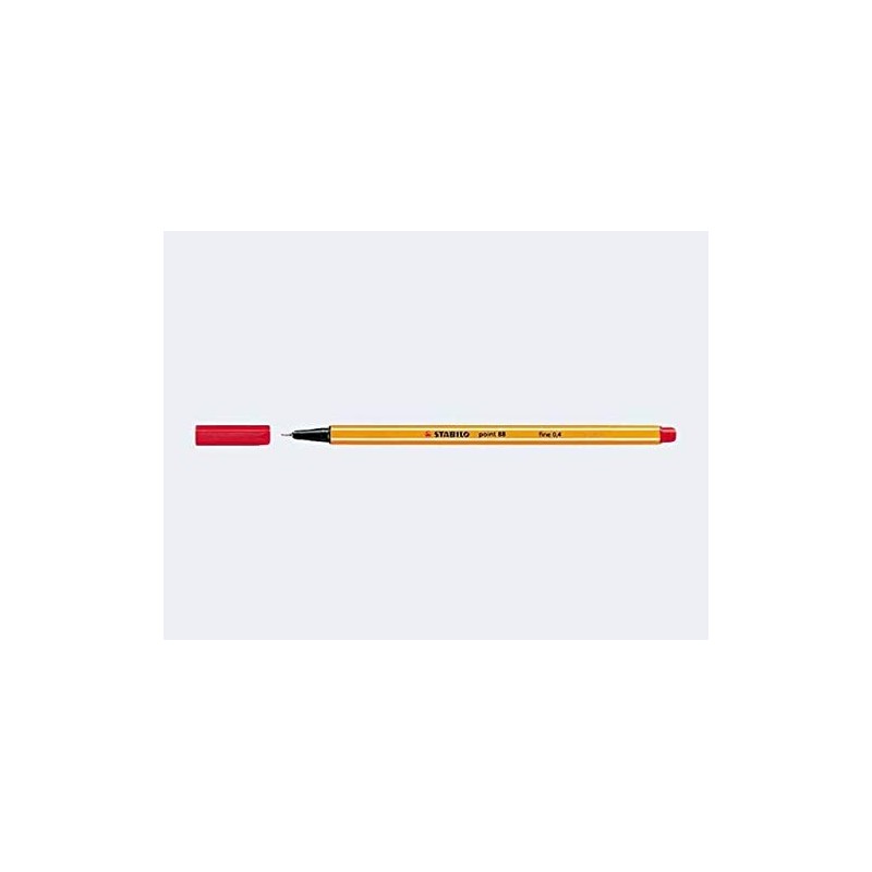 STABILO Stylo feutre Point 88 rouge, pointe fine 88/40