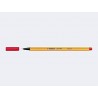 Stylo feutre Point 88 rouge, pointe fine 88/40