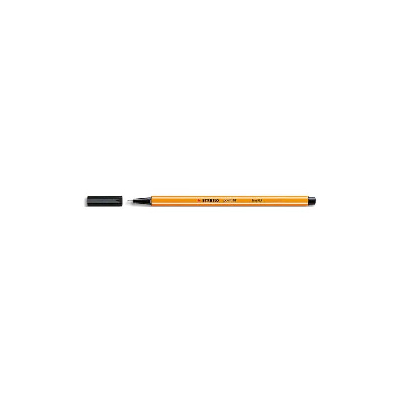 Stylo feutre Point 88 noir, pointe fine 88/46