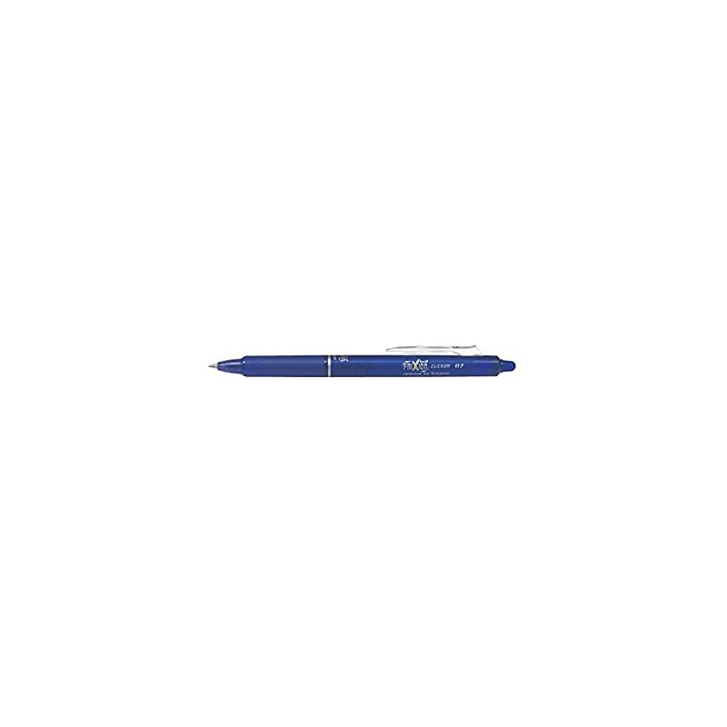 Stylo roller Frixion Clicker rétractable, pointe moyenne bleu