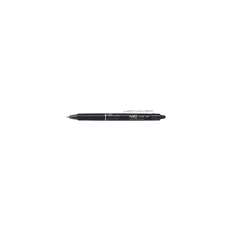 PILOT Roller Frixion Clicker rétractable, pointe moyenne Noir