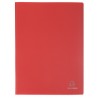 Protège-documents polypro 21x29,7cm, 60 vues, rouge