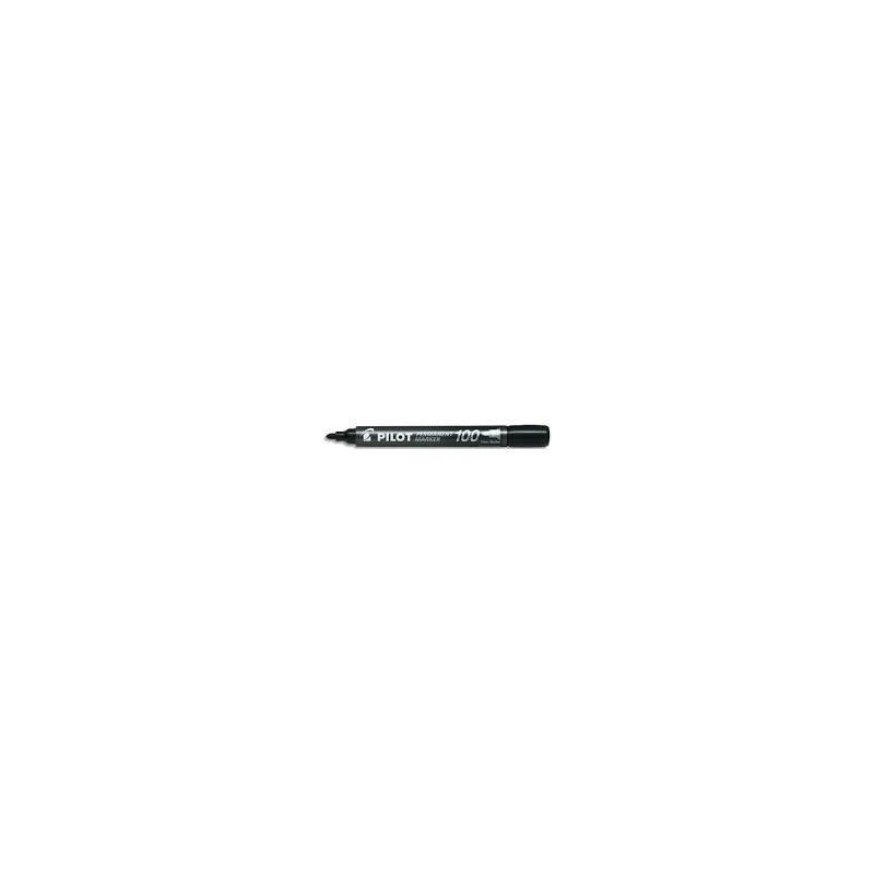 Marqueur permanent Pilot MARKER 100 pointe conique fine encre noire