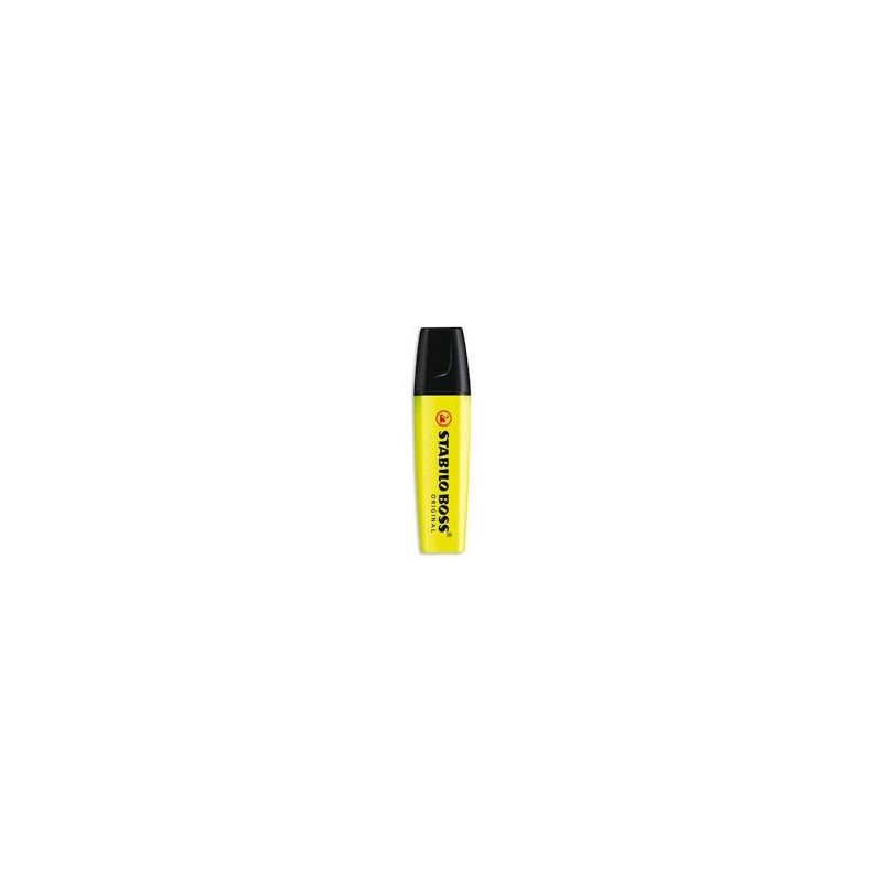Surligneur Stabilo Boss Original, pointe biseautée, jaune