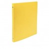 Classeur Opaque, PP, A4, 4 anneaux, jaune dos 40mm