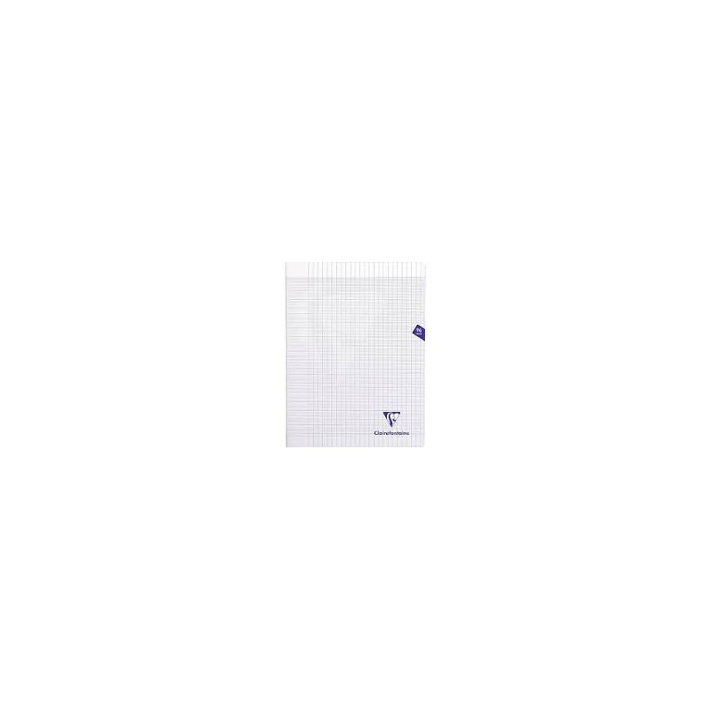 CAHIER A RABAT CONQUERANT CLASSIQUE AGRAFE 240x320 48P 90G SEYES POLYPRO INCOLORE