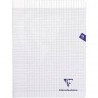 CAHIER A RABAT CONQUERANT CLASSIQUE AGRAFE 240x320 48P 90G SEYES POLYPRO INCOLORE