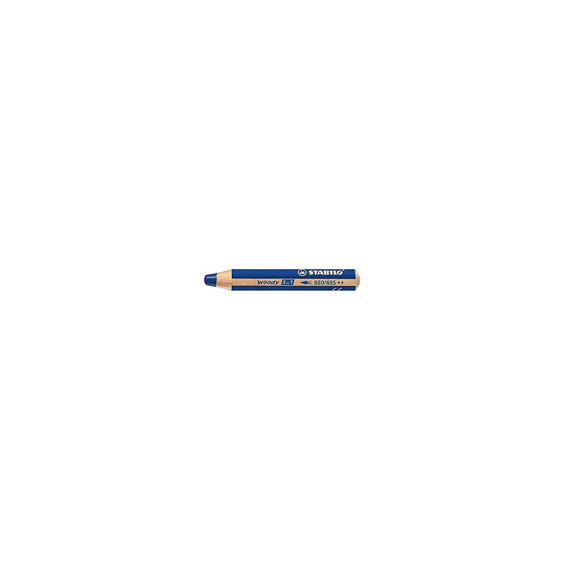 Stabilo Crayon multi-talents STABILO woody 3in1 - outremer