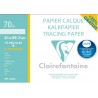 Papier calque 21x29,7cm, pochette de 12 feuilles