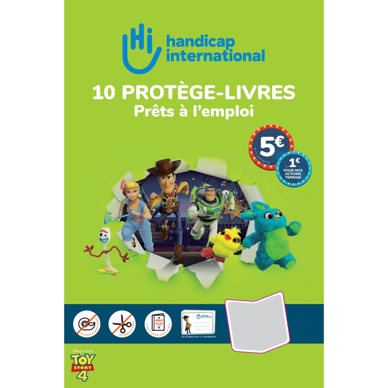 Couvre-livres handicap international